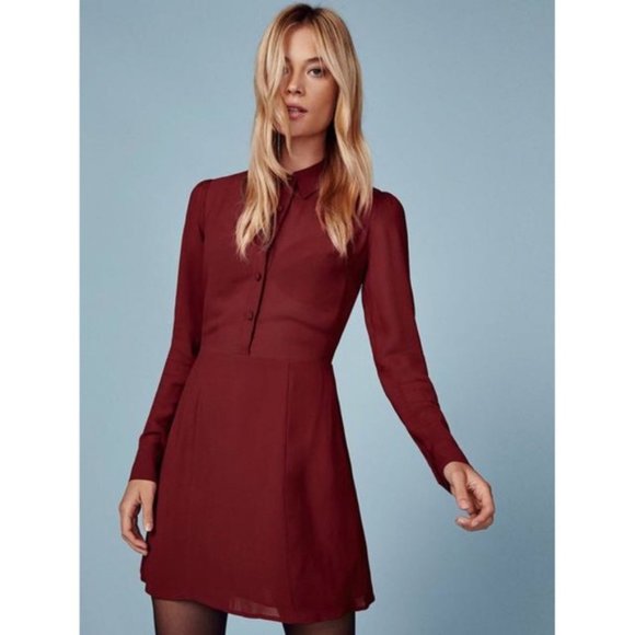 Reformation Dresses & Skirts - Reformation Stella Dress in Crimson